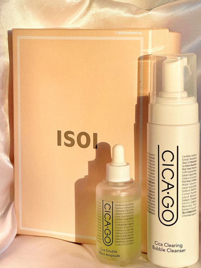 Isoi Cica Double Effect Ampoule review photo by Jskinsharing
