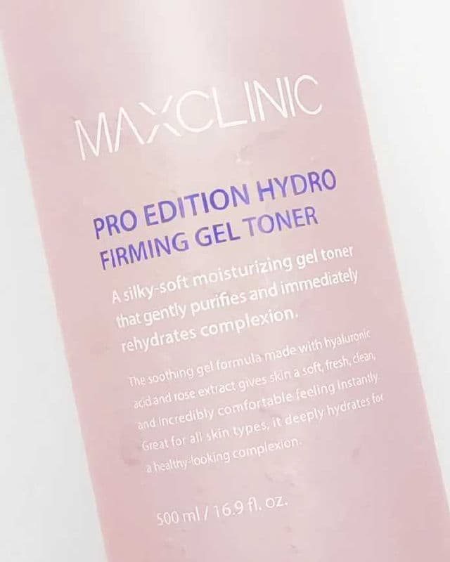Maxclinic Pro Edition Hydro Firming Gel Toner review photo by myskindiaries
