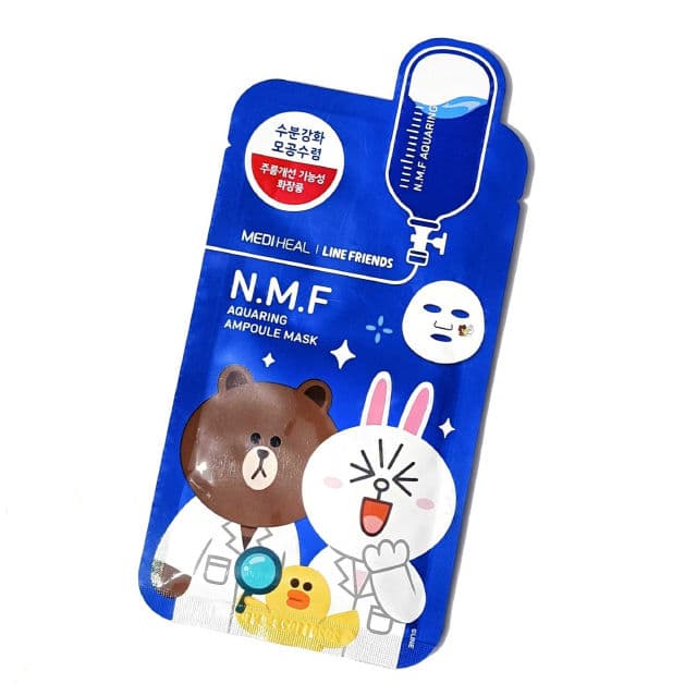 MEDIHEAL Line Friends N.M.F. Aquaring Ampoule Mask review photo by hanaskinlovette