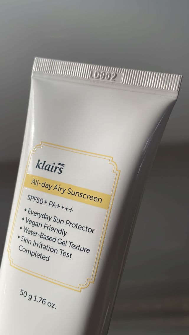 Dear, Klairs All-day Airy Sunscreen SPF50+ PA++++ review photo by WondaDonda