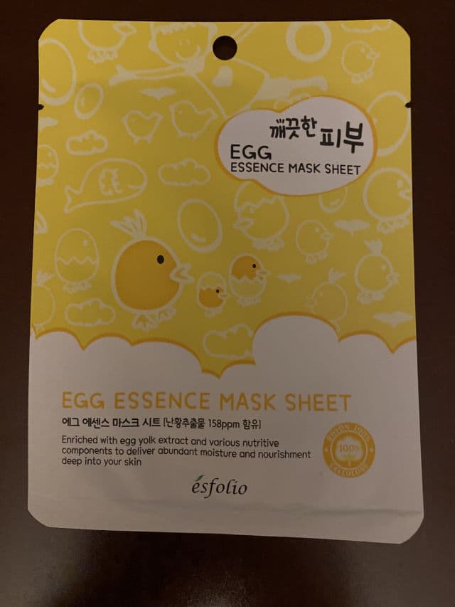 ESFOLIO Clean Skin Essence Mask Sheet (Egg) review photo by jumper