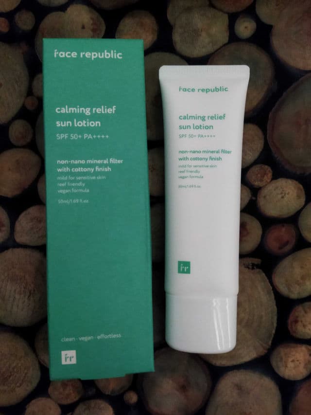 Face Republic Calming Relief Sun Lotion SPF50+ PA++++ review photo by Moony3