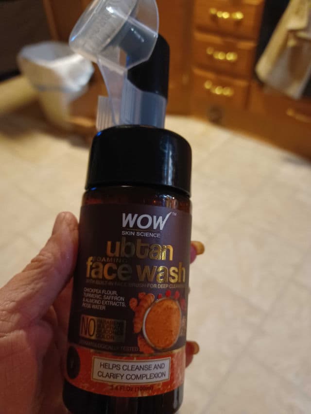 WOW Skin Science Ubtan Foaming Face Wash review photo by Bkasee66