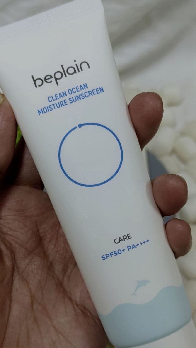 Beplain Clean Ocean Non-Nano Mild Sunscreen SPF50+ PA++++ review photo by AnisaZulaika