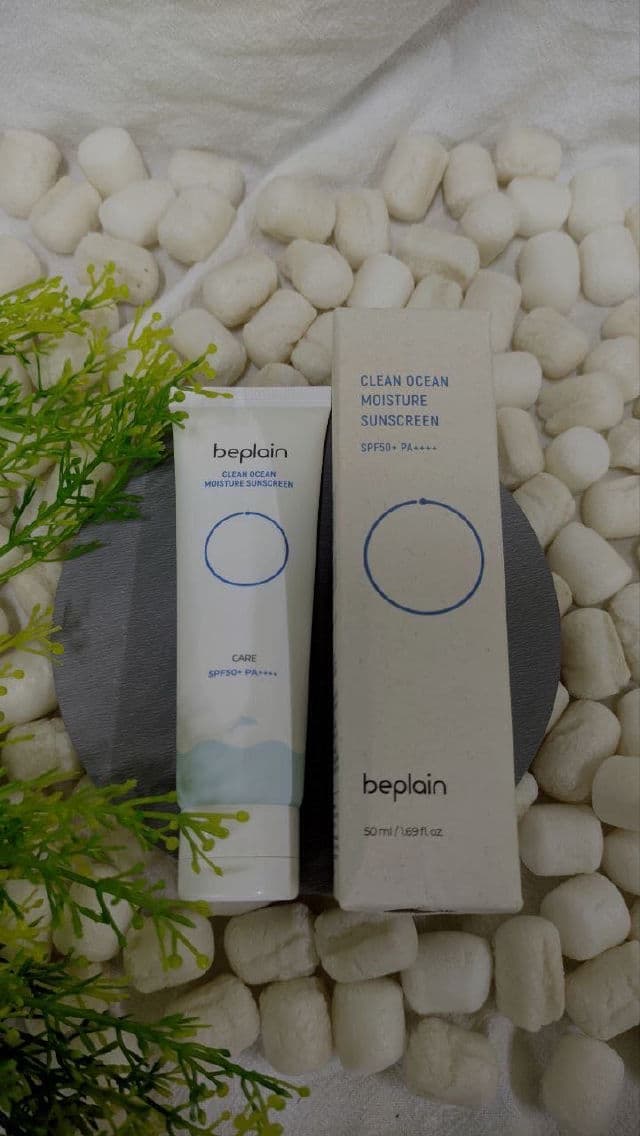 Beplain Clean Ocean Non-Nano Mild Sunscreen SPF50+ PA++++ review photo by AnisaZulaika