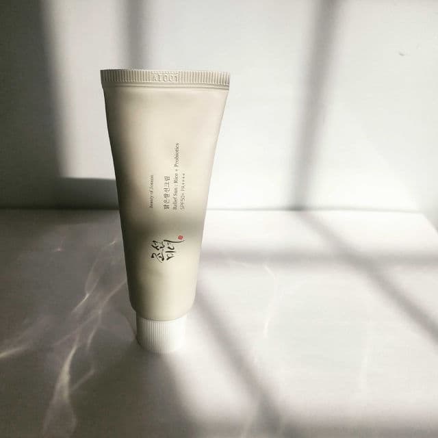 BEAUTY OF JOSEON Relief Sun Rice + Probiotics SPF50+ PA++++ review photo by Skincarediarysos