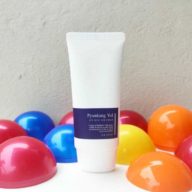 Pyunkang Yul Ato Mild Sun Cream review photo by Skincarediarysos