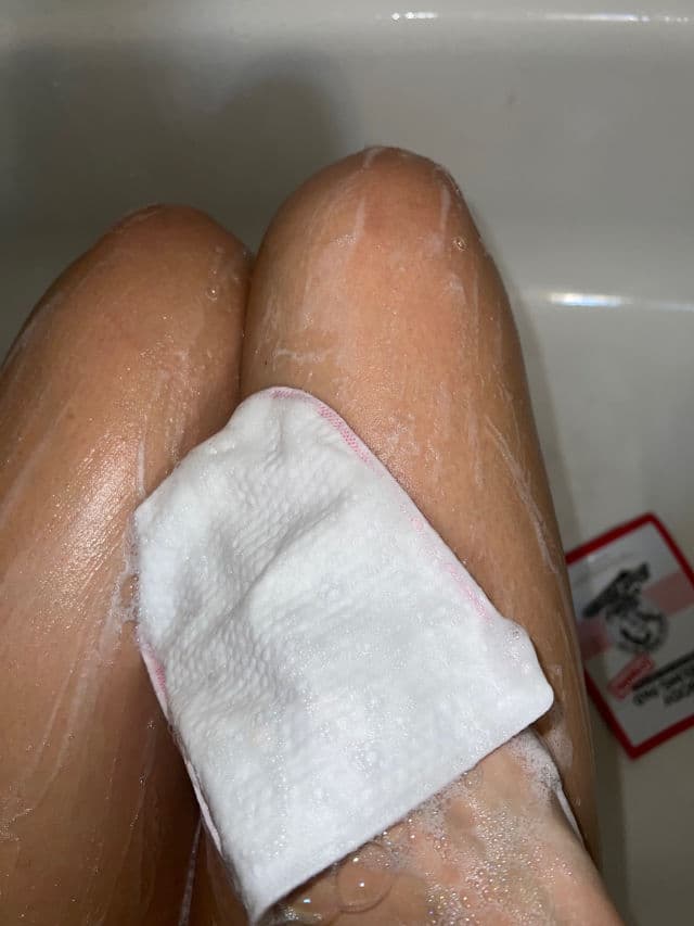 Mom's Bath Recipe Body Exfoliating Pad review photo by madegmo