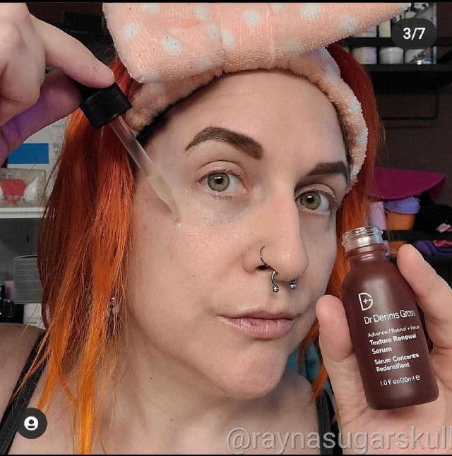 Dr. Dennis Gross Skincare Advanced Retinol + Ferulic Texture Renewal Serum review photo by RaynaSugarSkull
