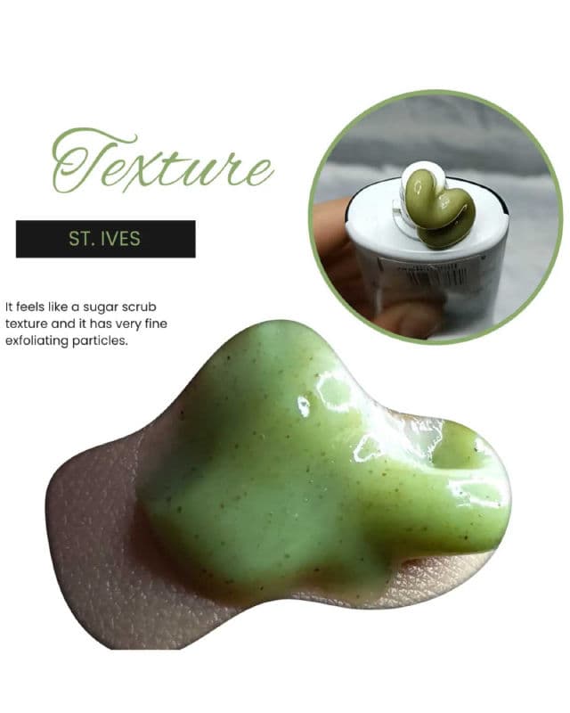 St. Ives Blackhead Clearing Green Tea Scrub review photo by Skincarewithdannn