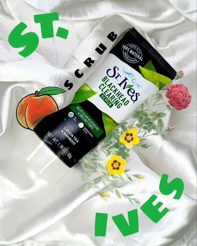St. Ives Blackhead Clearing Green Tea Scrub review photo by Skincarewithdannn