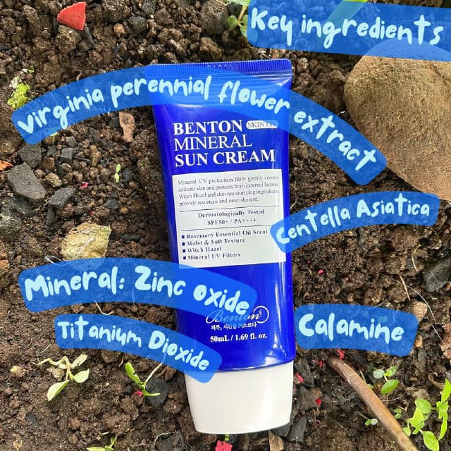 BENTON Mineral Sun Cream SPF50+/PA++++ review photo by Idere