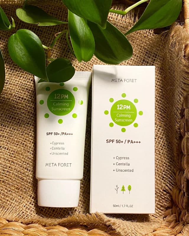 Meta Foret 12PM Calming SunScreen SPF50+ /PA+++ review photo by Klinch