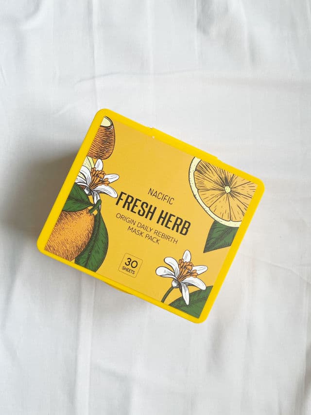 Nacific Fresh Herb Origin Daily Rebirth Mask Pack review photo by hapiyatot