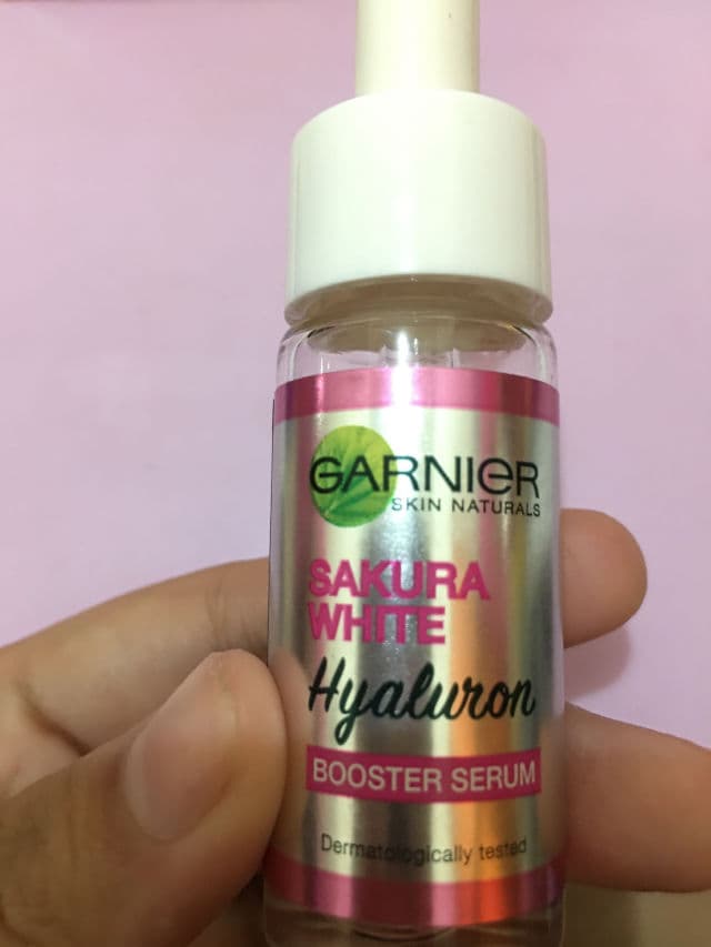 Garnier Sakura White Hyaluron 30x Booster Serum review photo by Csinurat
