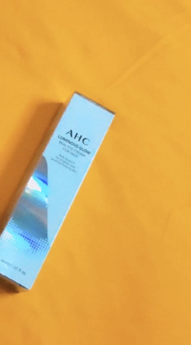 AHC Luminous Glow Real Eye Cream For Face review photo by Csinurat