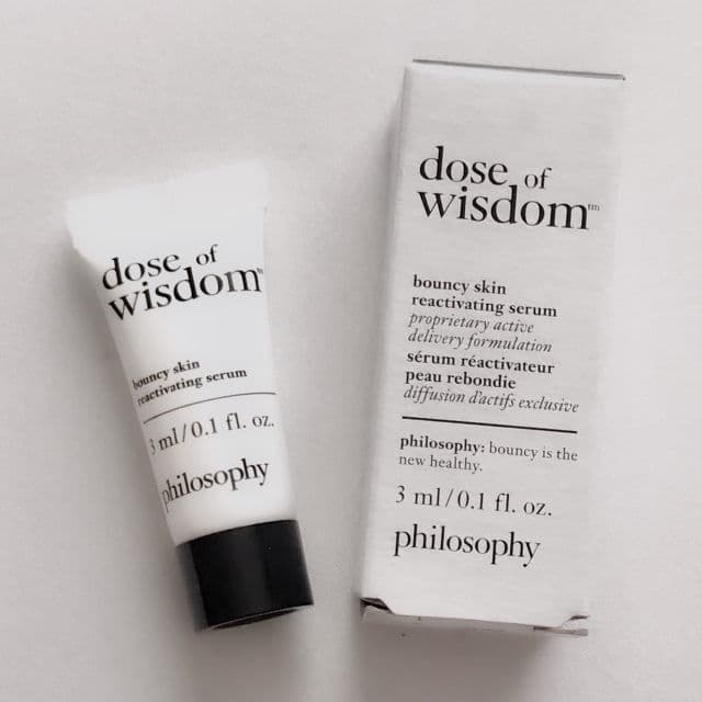 philosophy Dose of Wisdom Bouncy Skin Reactivating Serum review photo by PrincesaCora