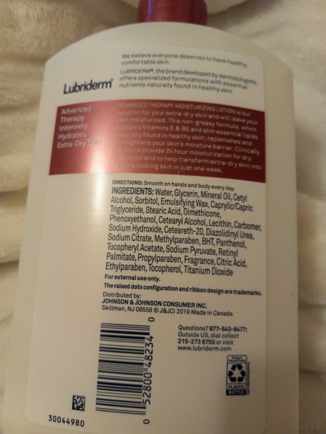 Lubriderm Advanced Therapy Fragrance-Free Lotion review photo by ParisJ