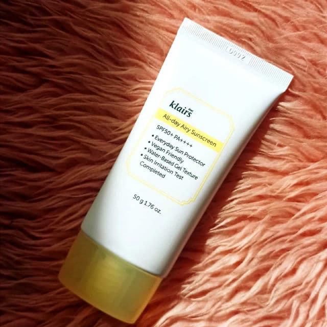 All-day Airy Sunscreen SPF50+ PA++++ product review