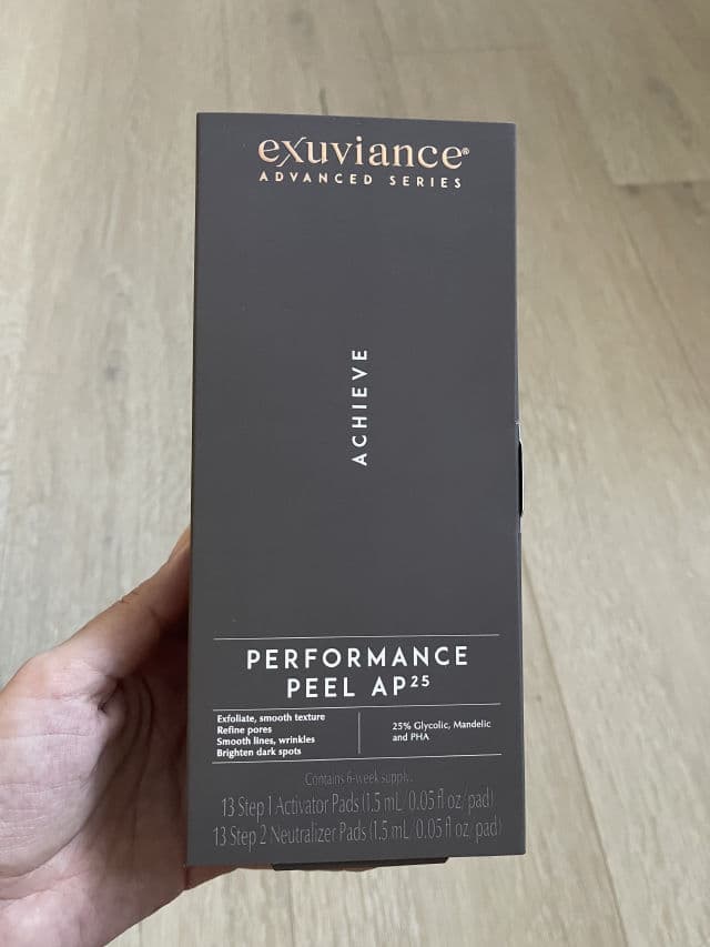 Exuviance Performance Peel AP25 Special Limited Edition 10-Year Anniversary Care with Pride Packaging review photo by primavera