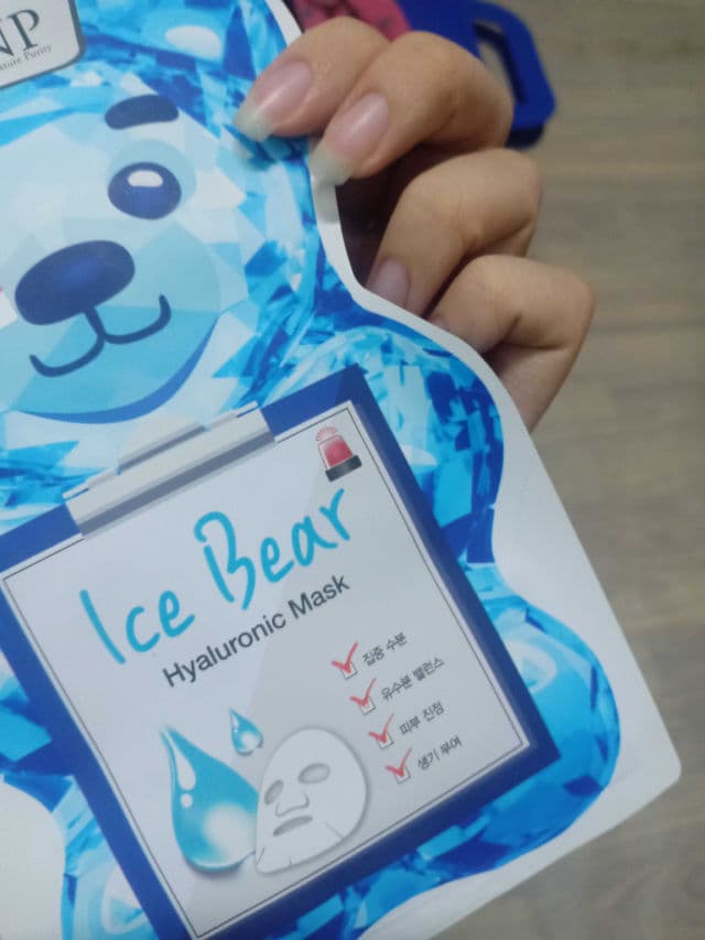 SNP Ice Bear Hyaluronic Sheet Mask review photo by Ozu