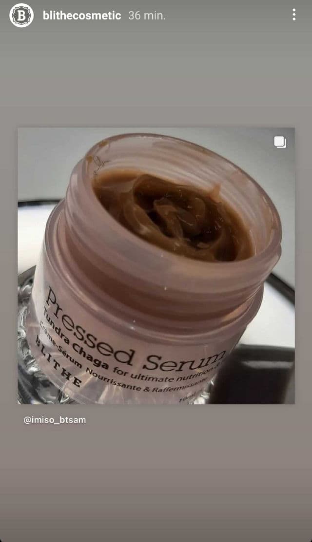 BLITHE Tundra Chaga Pressed Serum review photo by Imisobtsam