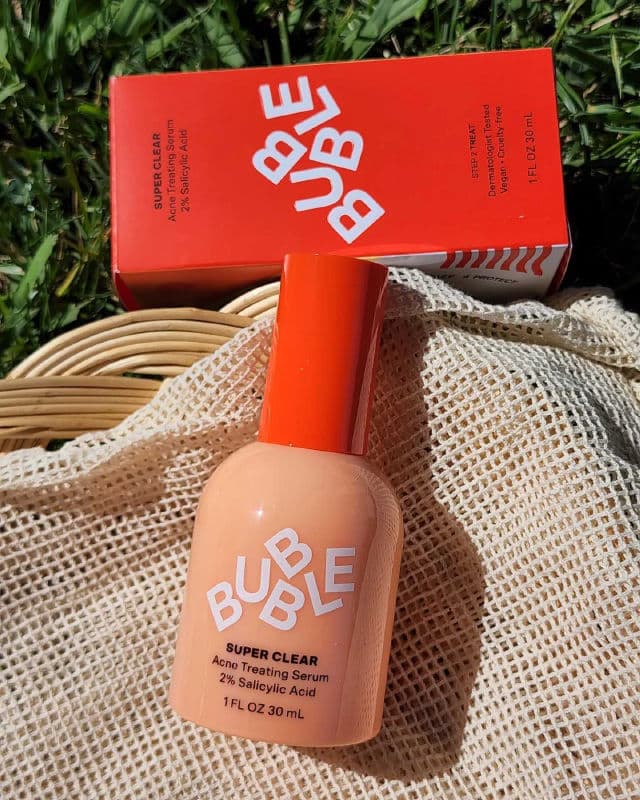Bubble Super Clear Acne Treating Serum review photo by Researching4Beauty