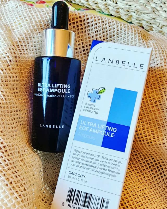 Lanbelle Ultra Lifting EGF Ampoule review photo by Researching4Beauty