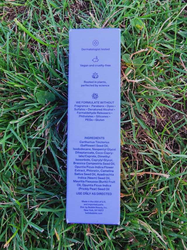 Bubble Float On Soothing Facial Oil review photo by Researching4Beauty