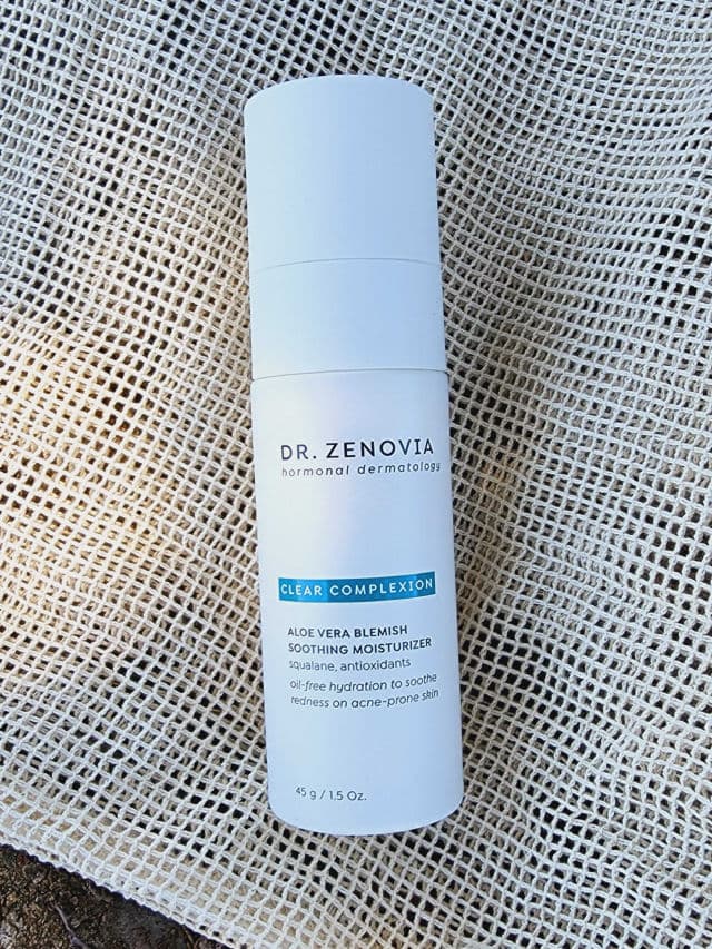 Dr. Zenovia Aloe Vera Blemish Soothing Moisturizer review photo by Researching4Beauty