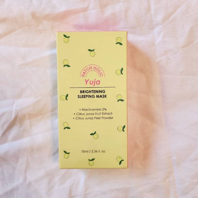 Yuja Brightening Sleeping Mask product review