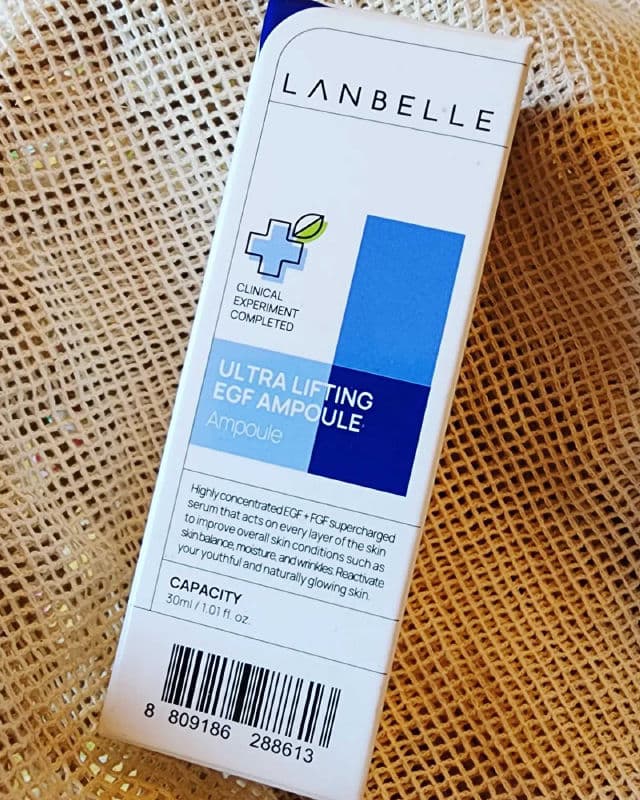 Lanbelle Ultra Lifting EGF Ampoule review photo by Researching4Beauty