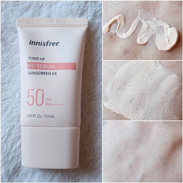 Tone Up No Sebum Sunscreen EX SPF50 PA++++ product review