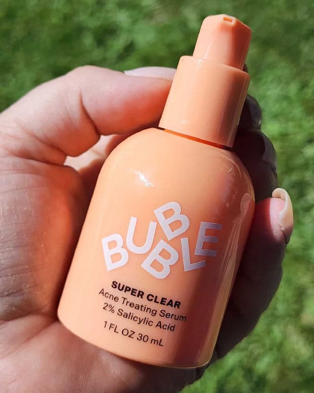 Bubble Super Clear Acne Treating Serum review photo by Researching4Beauty
