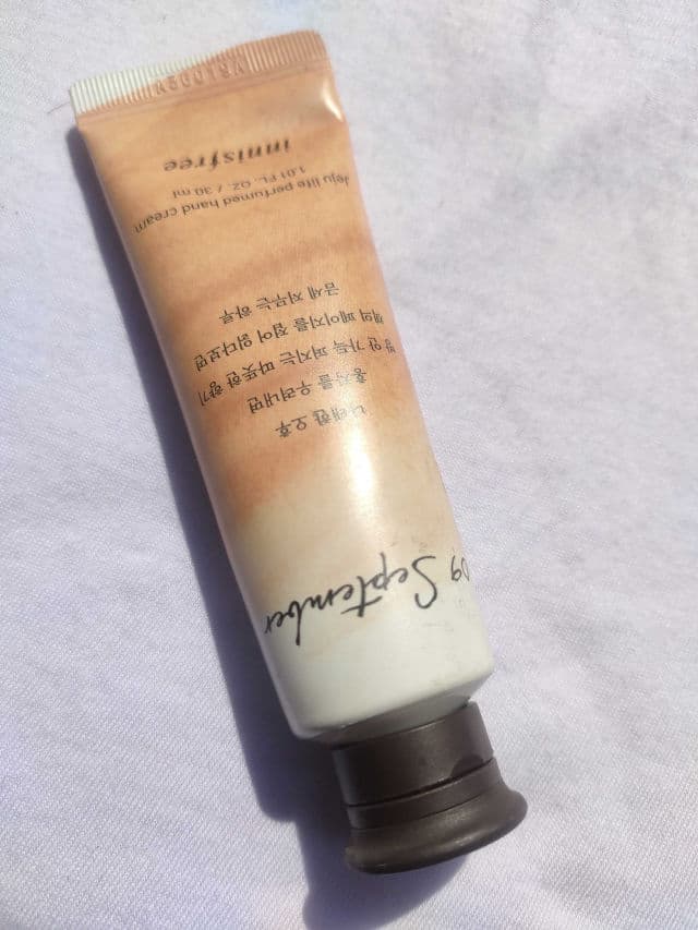 INNISFREE Jeju Life Perfumed Hand Cream review photo by ShwetaU