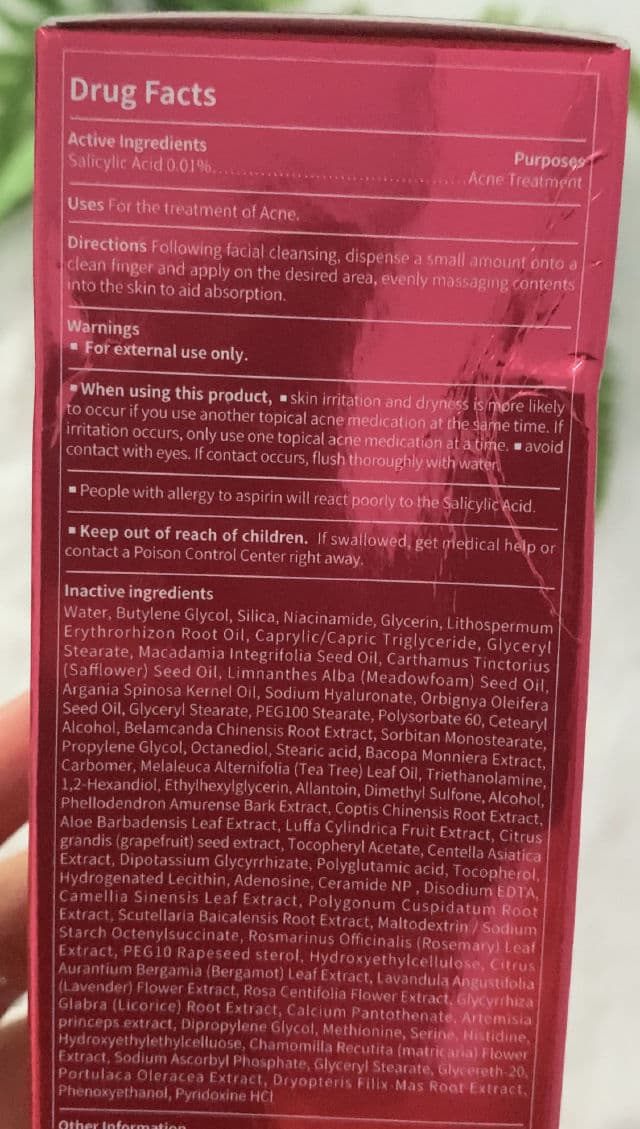 Jumiso AC Cure No Pain No Gain Spot Cream review photo by Siitha