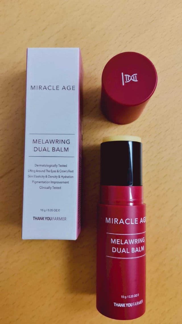 THANK YOU FARMER Miracle Age Melawring Dual Balm review photo by MaritaCP76