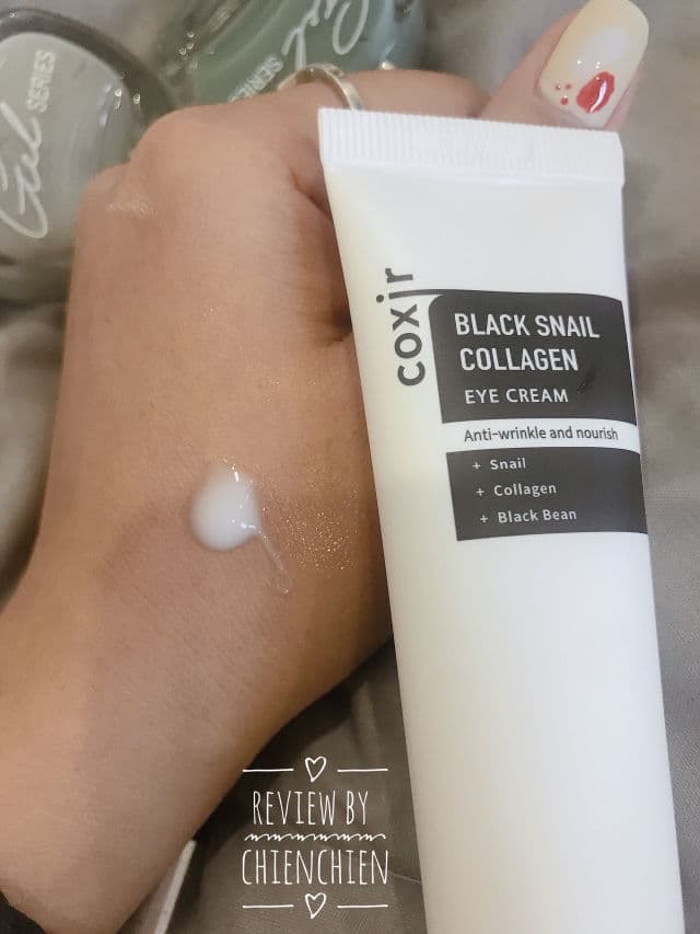 Coxir Black Snail Collagen All In One Eye Cream review photo by ChienChien