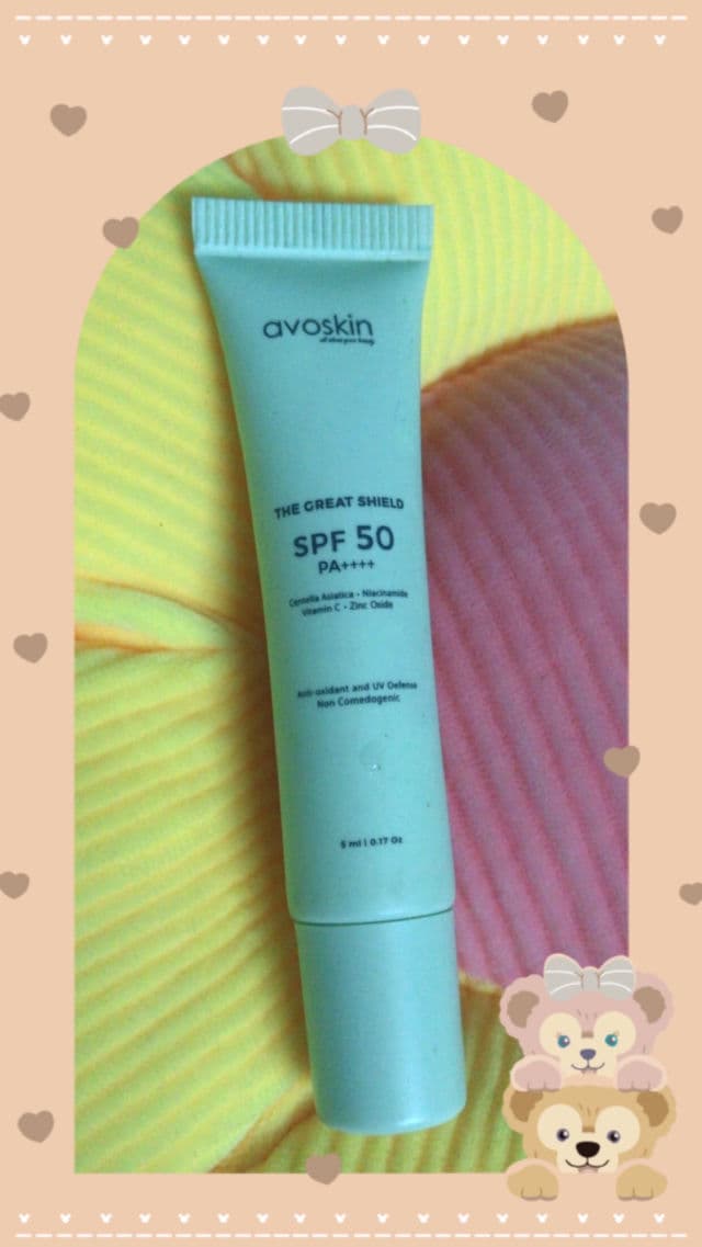 Avoskin The Great Shield Sunscreen SPF 50 PA++++ review photo by ChienChien