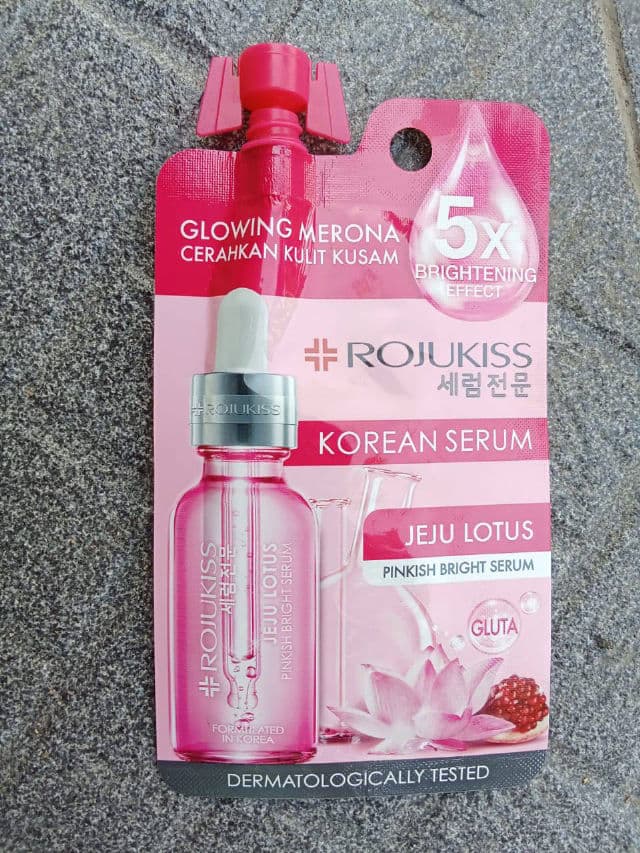 Rojukiss Jeju Lotus Pinkish Bright Korean Serum review photo by BelyndaVio98
