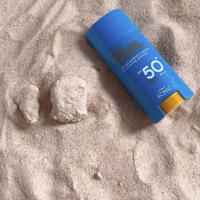 SCINIC Enjoy Super Active Airy Sun Stick 15g review photo by TanyaKbeauty