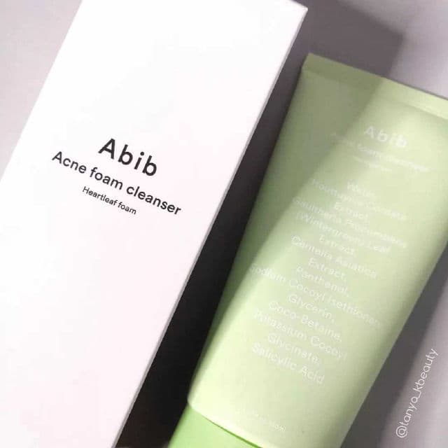 Abib Acne Foam Cleanser Heartleaf Foam review photo by TanyaKbeauty