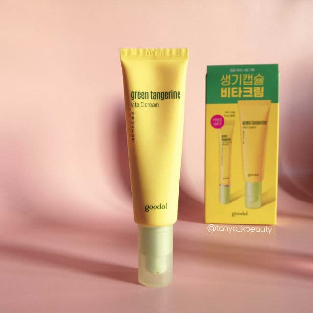 GOODAL Green Tangerine Vita C Cream review photo by TanyaKbeauty