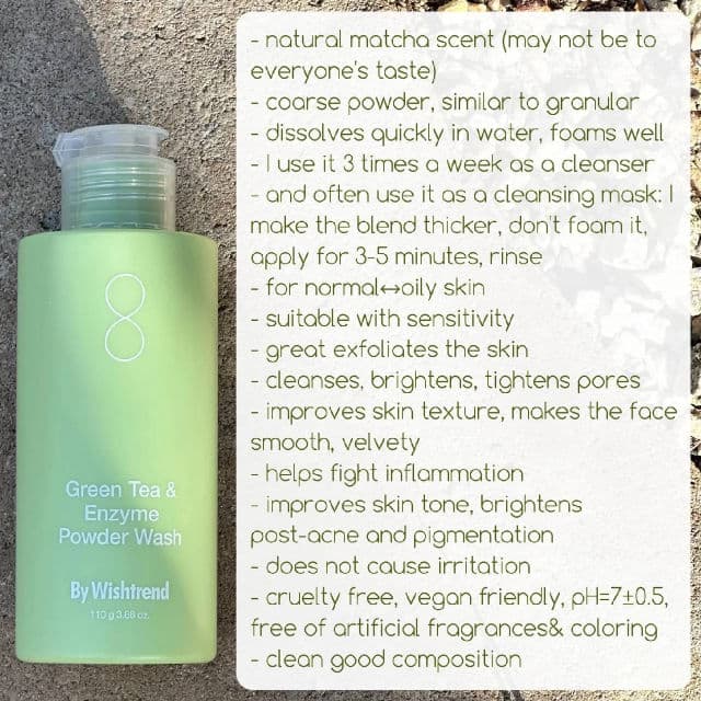 Green Tea & Enzyme Powder Wash product review