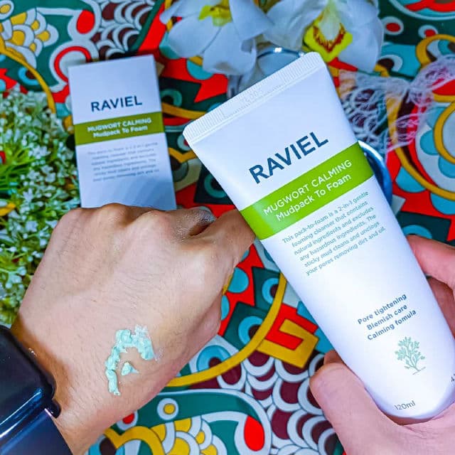 RAVIEL Mugwort Calming Mudpack To Foam review photo by Yaniemirawk