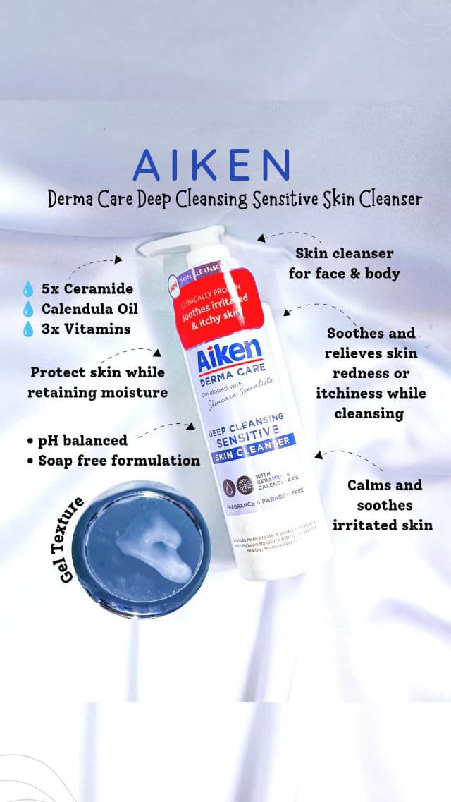 Aiken Derma Care Deep Cleansing Sensitive Skin Cleanser review photo by Yaniemirawk