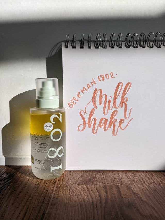 Beekman 1802 Milk Shake Hyaluronic Acid & Squalane Facial Toner Mist review photo by skinandletters