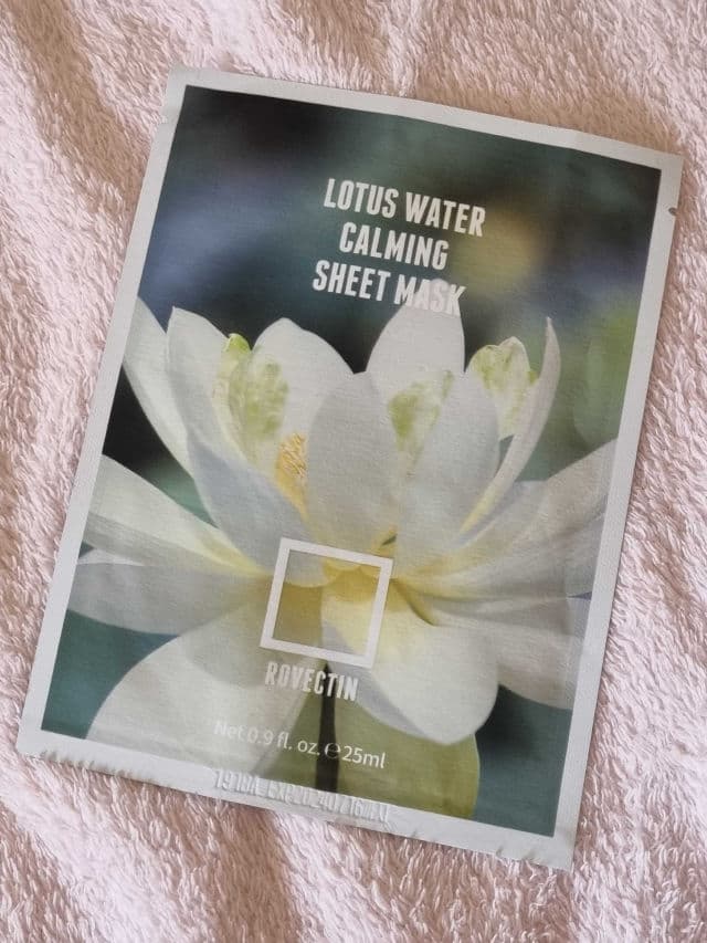 [Discontinued] Lotus Water Calming Sheet Mask product review