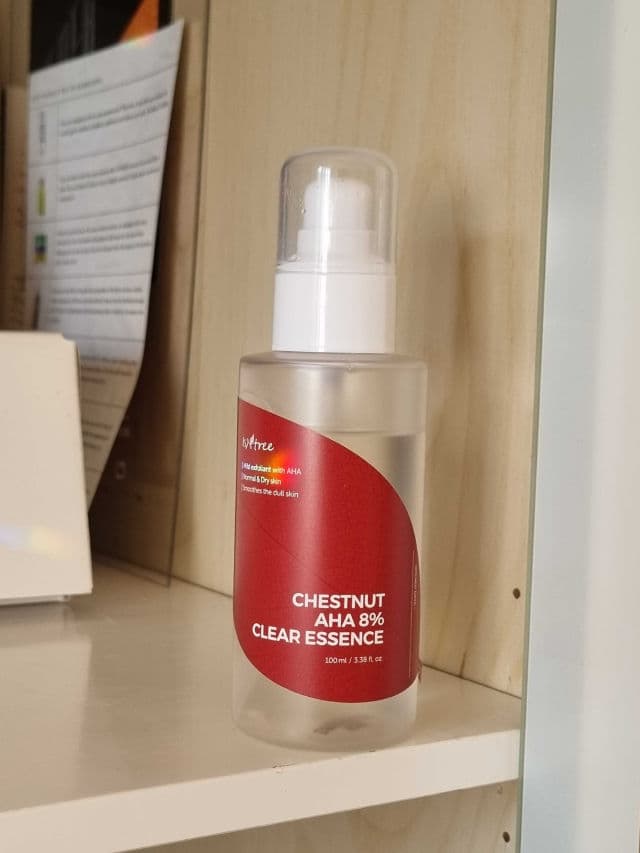 ISNTREE Chestnut AHA 8% Clear Essence review photo by glowandsunshine