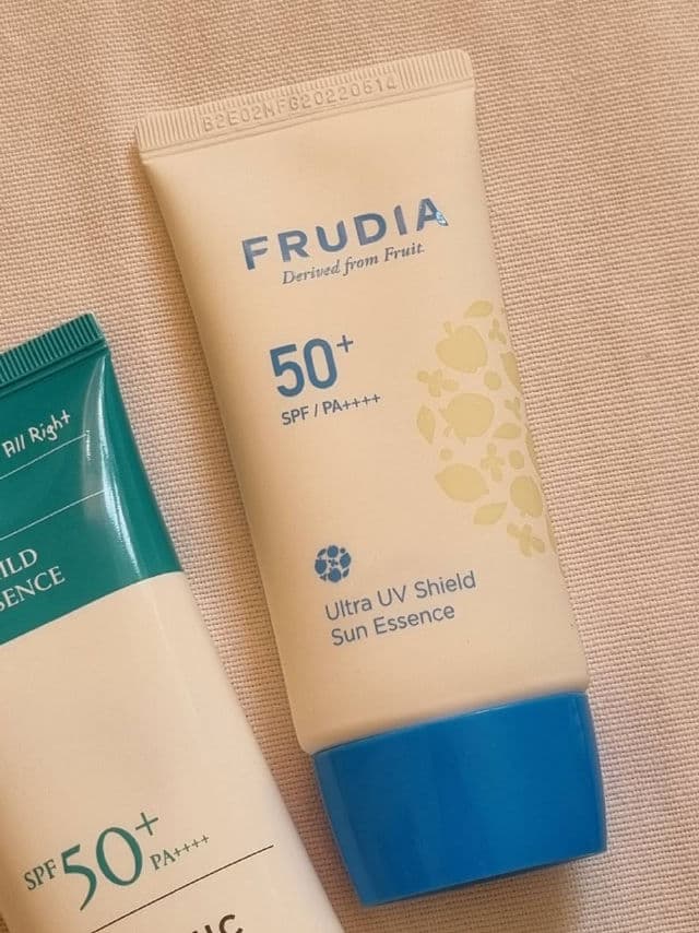 Frudia Ultra UV Shield Sun Essence SPF50 PA++++ review photo by glowandsunshine
